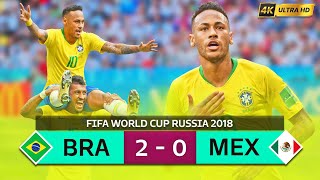 NEYMAR LEADS BRAZIL TO GLORY WITH SHOCKING PERFORMANCE AND ENDS MEXICO’S HOPES IN WORLD CUP