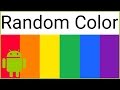 Generate a Random Color on Button Click - Android Studio Tutorial