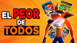 ¿CUÁL es el PEOR JUEGO de Crash Bandicoot?