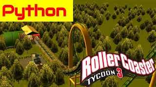 Python, Shuttle loop, Roller Coaster Tycoon 3