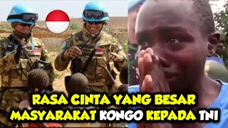 MOMEN HARU TANGISAN SEDIH WARGA MASYARAKAT KONGO MELEPAS KEPERGIAN TNI, BUKTI CINTA YANG LUAR BIASA