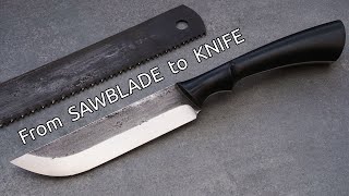 Making a Knife from an Old Saw Blade