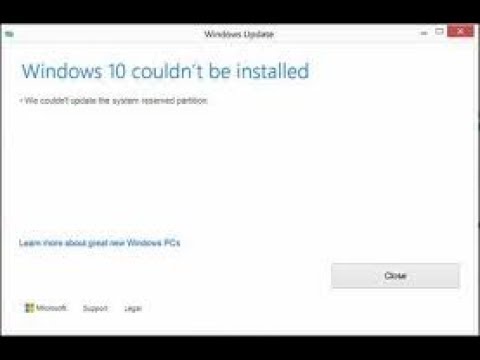 FIX We Couldn't Install Windows 10 [Tutorial] - YouTube