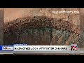 what winter is like on mars courtesy of nasa