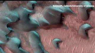 What winter is like on Mars, courtesy of NASA