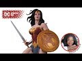 Wonder Woman Statue Unboxing with Cheyenne