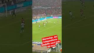 Independiente Medellin vs Atlético Nacional - Marmolejo convertido en Superman sacando todo del arco