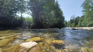 3D 180° VR #Meditation Germany at the Weißach (Bregenzer Ach) #Waterfall Bavaria 30 minutes