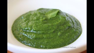 Mint Chutney / Pudina Chutney / Chutney without Coconut