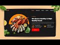 Responsive Restaurant Website Design Using HTML And CSS Only