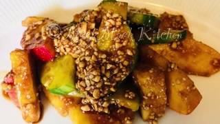 Rujak/Rojak (Fruit Salad with Peanut Sauce) - Recipe by Christina Hann - Mick Mack Kitchen - Ep. 28