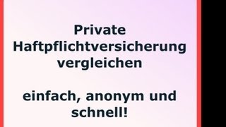 Privathaftpflichtversicherung Vergleich und Rechner