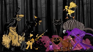 Catnap, Dogday, Smilling Clitter vs Bendy and the Dark Revival team - Animation