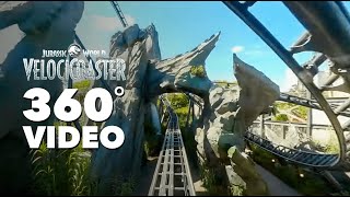 360 Video: Jurassic World VelociCoaster | Islands of Adventure