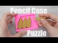 Solving a puzzle by an award winning designer - Pencil Case by Edi Nagata #toys #puzzle