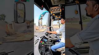 Volvo Steering 🔥 B11R Multi-Axle Bus ❤️ #shorts