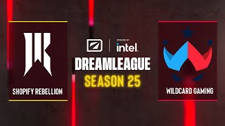 Dota2 - Shopify Rebellion vs Wildcard Gaming - DreamLeague Season 25 - NA - Closed Qualifier