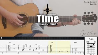 Time (Inception) - Hans Zimmer | Fingerstyle Guitar | TAB + Chords + Lyrics