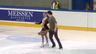 ISU 2014 Jr Grand Prix Dresden Free Dance Tina GARABEDIAN / Alexandre LALIBERTE ARM