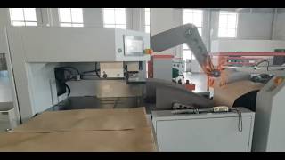 Flat bottom Paper Bag Machine with big size in Action | Amazing Production Process