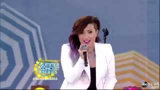 Demi Lovato - Heart Attack (Live on GMA)
