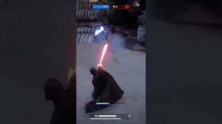 Kylo Ren vs Rey but it's LORE ACCURATE  #starwarsbattlefront2 #battlefront2