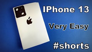 How to Make a Paper IPhone 13 DIY | Origami IPhone | Easy Origami ART #shorts