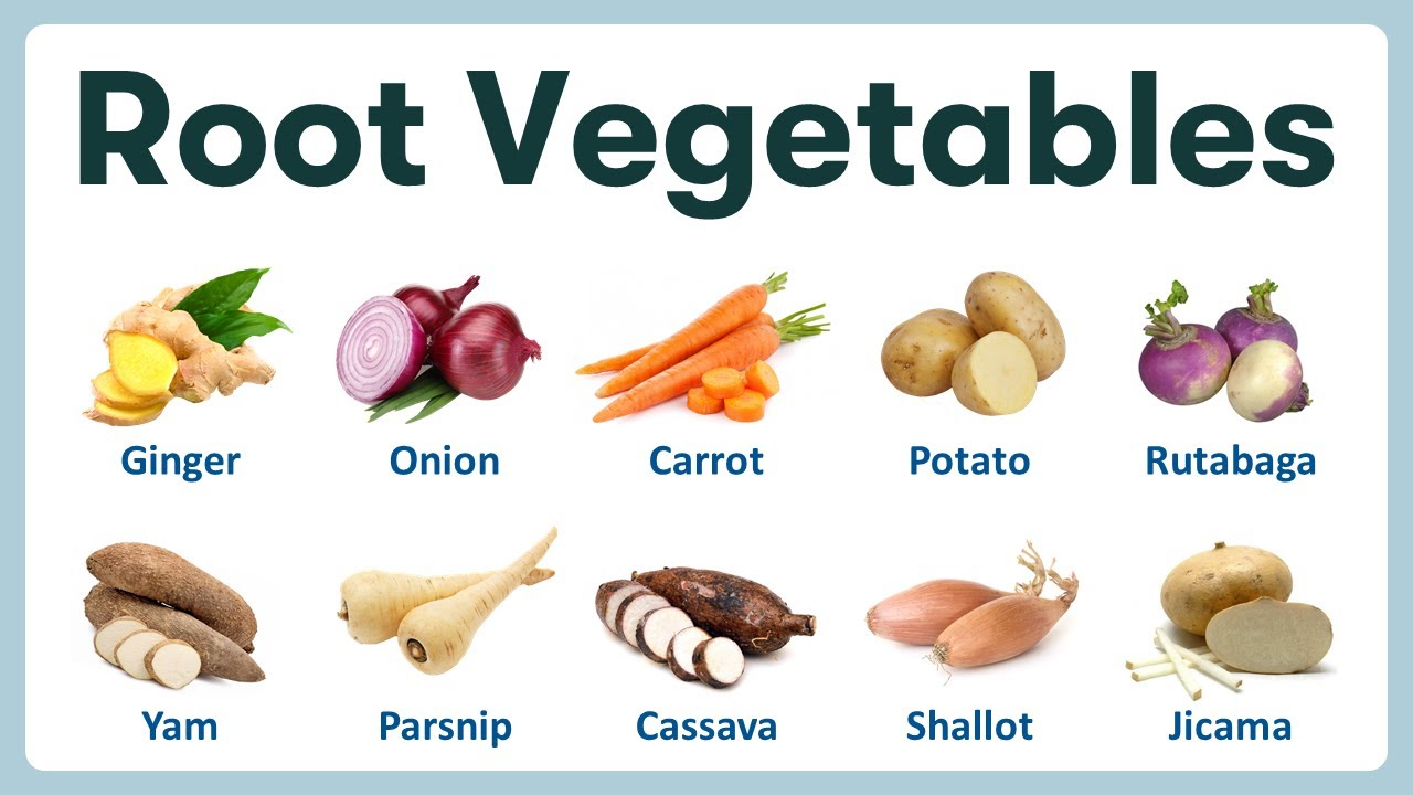 Root Vegetables Chart