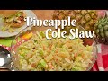 PINEAPPLE COLE SLAW: Perfect Summer Side Dish for Your BBQ, Easy, Sweet & Delicious Recipe