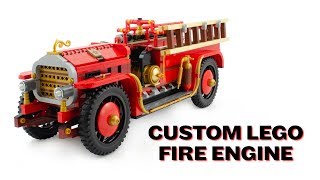 LEGO Antique Fire Engine | BrickLink AFOL Designer Program