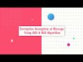 Data Encryption Decryption Using AES and DES Algorithm |  Matlab Project Source Code AES DES