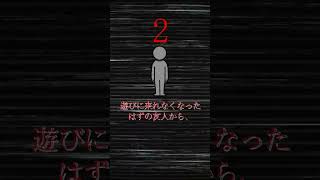 《閲覧注意》霊道が通っている友達の家で体験したこと　3つ　#怖い話 #オカルト #ホラー