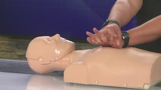 ATCEMS gives demonstration on how to perform CPR