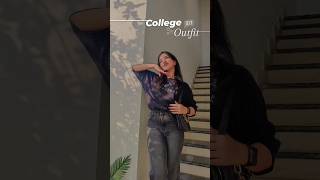 4/7College Outfit | Myntra Oversized T-shirt #shortsfeed#shortsviral#oversizedtshirt #collegeoutfits