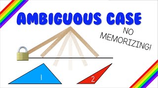 How to Solve the Ambiguous Case WITHOUT MEMORIZING Anything (with Visuals)