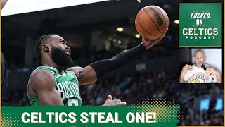 Boston Celtics dig deep, steal win over Toronto Raptors