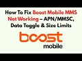 How To Fix Boost Mobile MMS Not Working – APN/MMSC, Data Toggle & Size Limits