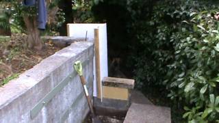 Backyard Blitz Part 2 - repairing old concrete garden retaining walls