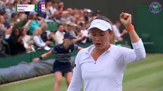 Stunning 27 shot rally ends in incredible forehand | Wimbledon 2024