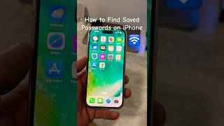 How to Find Wi-Fi Saved Password on iPhone (ios18) 🛜 #wifi #Passwords