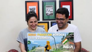 Pak Reacts to LOC Kashmir | India Pakistan Border | Leh Ladakh Road Trip | Punjabi Travel Couple
