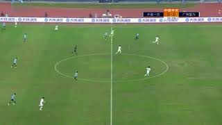 Dalian VS Guangzhou 对阵富力，穆谢奎精彩瞬间 大连一方 Nyasha Mushekwi