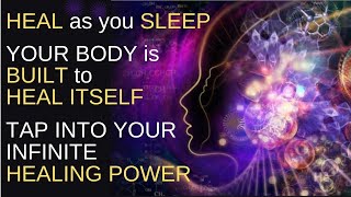 Heal in your Sleep Hypnosis ➡️ Manifest Body Healing Tonight, Sleep Meditation to Turn Up Healing