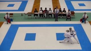 全九州高校空手道'15　男子個人組手・決勝戦