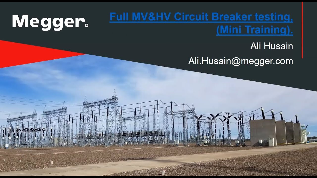 MV&HV Circuit Breaker Testing Training - YouTube