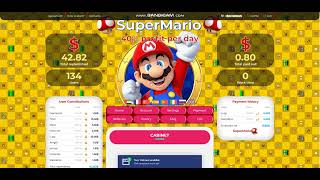 جديد ... اربح 50% يوميا بموقع super-mario -ايداع  مباشر -السحب فوري + هدية التسجيل 20$ -00 يوم عمل.