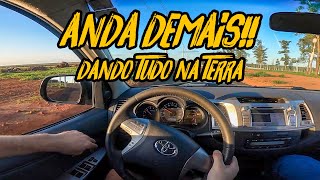 QUASE CAPOTEI A HILUX ANDANDO NO 12! FUMACEIRA PRETO