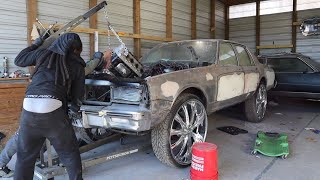 removing 6.0 Ls swapped box chevy motor