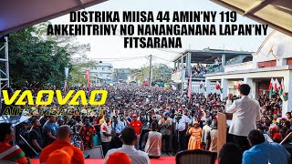 DISTRIKA MIISA 44 AMIN'NY 116 ANKEHITRINY NO NANANGANANA LAPAN'NY FITSARANA - VAOVAO AN-TAMBAZOTRA