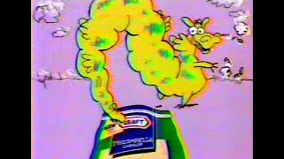 Kraft Taste Lock 1993 cartoon dragon butt TV commercial